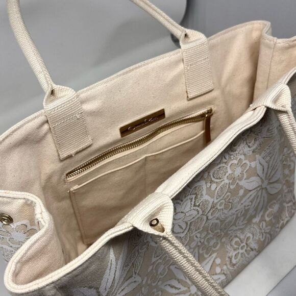 Oscar de la Renta Bag Niemen Marcus Target Canvas Bag - Picture 6 of 12